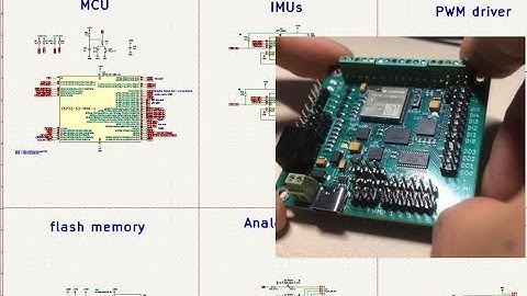 Схема и плата самопального блока управления дроном на ESP32