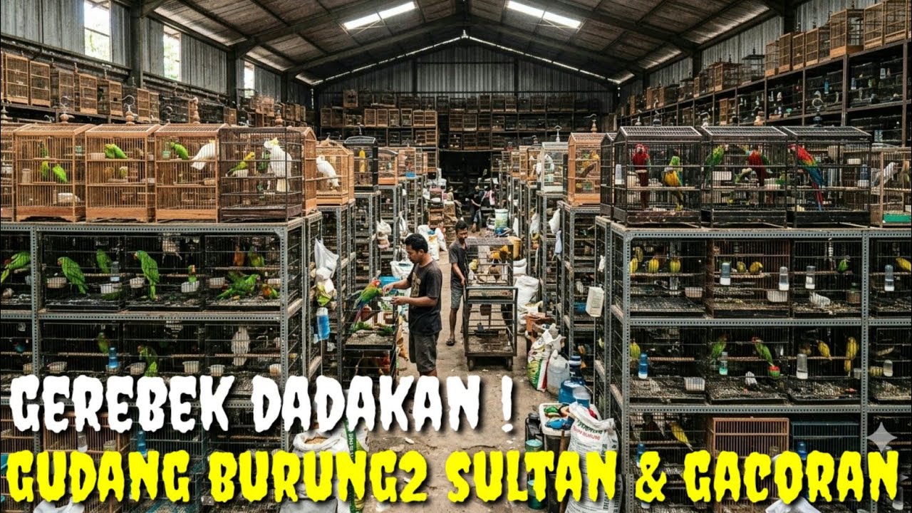 GEREBEK GUDANGNYA BURUNG2 GACORAN, BURUNG SULTAN DENGAN HARGA TERJANGKAU