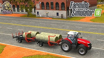 FS 18, Role Baller tool In Farming Simulator 18 | Timelapse #skullgaming
