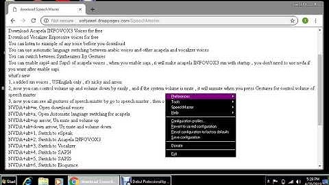 Getting the vocalizer and acapela tts for free with nvda