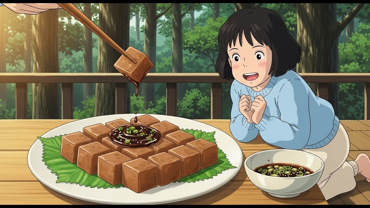 living with grandma & grandpa in a giant treehouse🌲 | asmr mountain cooking | studio ghibli style