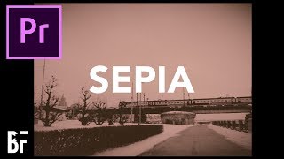 Sepia Colour Grading in Adobe Premiere screenshot 1