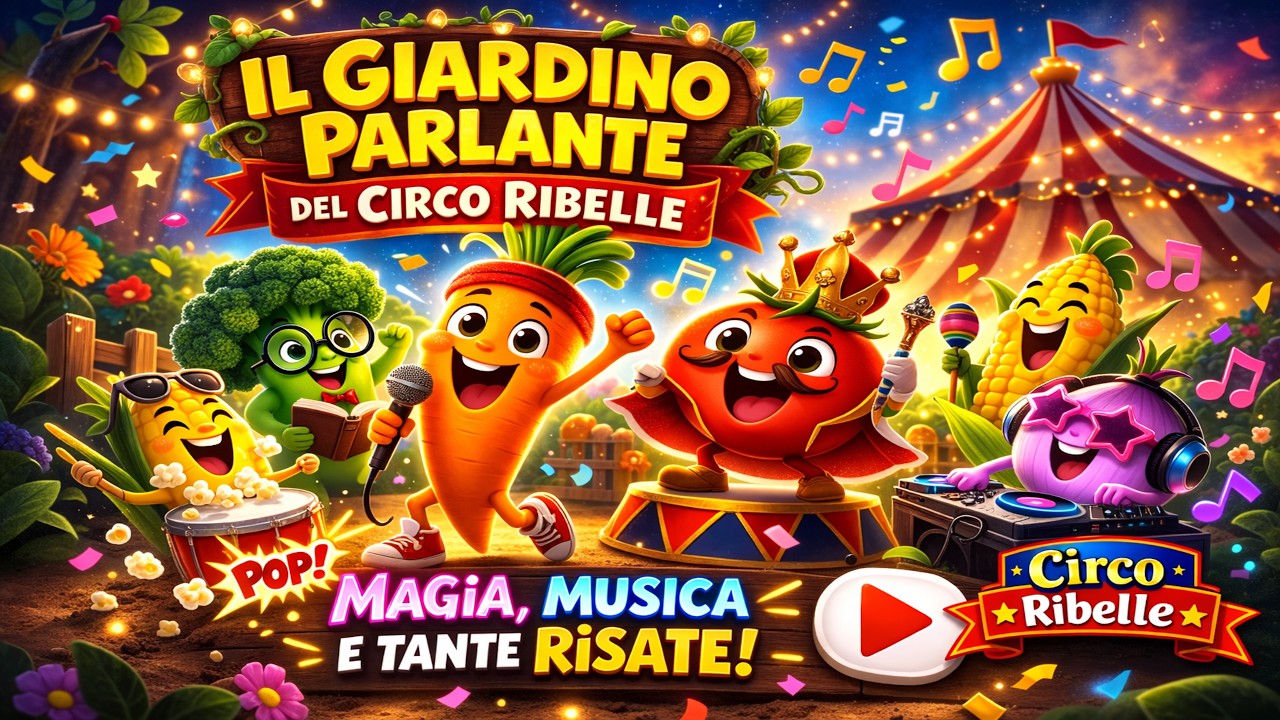 Il Giardino Parlante del Circo Ribelle 🌱🥕 |  La Canzone delle Verdure | Canzoni per Bambini