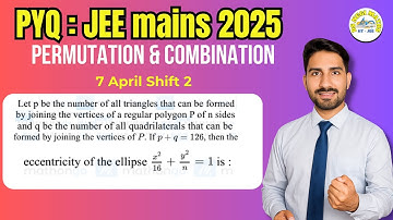 Let p be the number of all triangles that can be formed by joining the vertices of a regular polygon