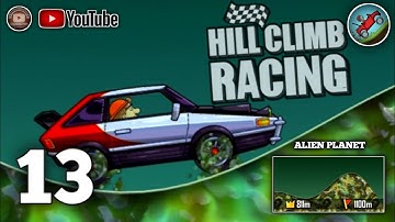 Hill Climb Racing - Fast Car 🆚 Alien Planet Maps - Gameplay - Walkthrough Video Part 12 (iOS Android