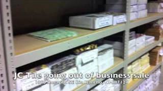 Jc Tile Cosolidation Sale Mark Isom Starts April 21, 2011