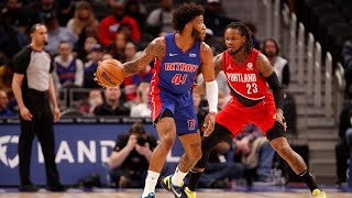 Detroit Pistons Highlights | Saddiq Bey vs. Portland Trail Blazers