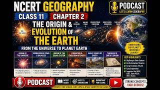 NCERT Geography Class 11 Chapter 2 – Origin &amp; Evolution of the Earth 🌍 | Podcast