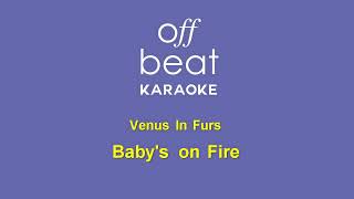 Jonathan Rhys Meyers - Baby's on Fire (Karaoke Version)