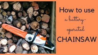Wood Shed 300 Series 120 DVD Multimedia Storage Rack How to use the Stihl MSA 120C chainsaw (battery-operated)