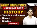 Temple Architecture in India | Nagara, Dravida, Vesara Styles | Prelims 2026 | Drishti IAS English