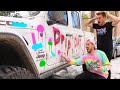SPRAY PAINTING MY FRIENDS CAR! *EXTREME DARE*