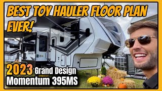 2023 Grand Design Momentum 395MS | Toy Hauler with INCREDIBLE Living Space