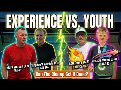 4.7/4.0 vs. 71yr NATL CHAMP & 13yr PRODIGY. Can The Champ Get It Done? #Mic'dup #Pickleball #DUPR