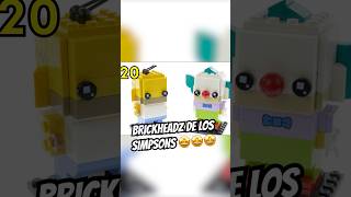 BRICKHEADZ DE LOS SIMPSONS 🤩 #lego #legos #simpsons #homerosimpson #bartsimpson #fortnite