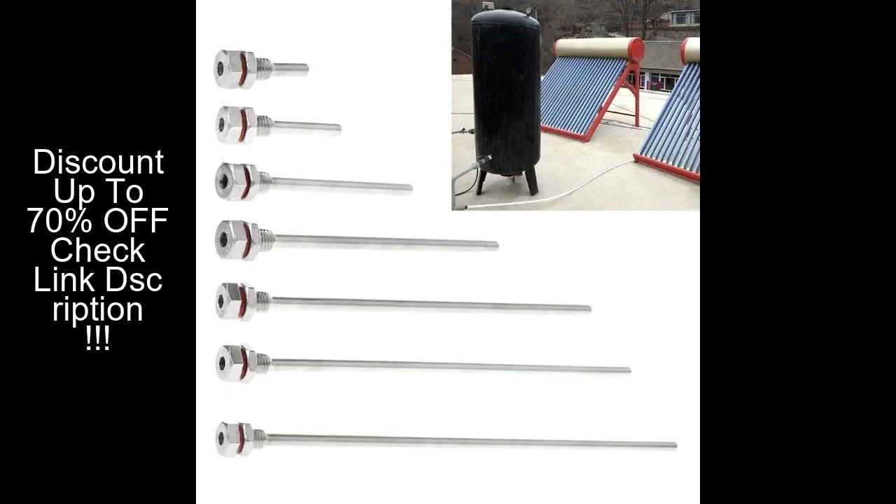 7 Styles L35-300mm Thermowell M10X1.5 Thread OD6mm Used for Temperature