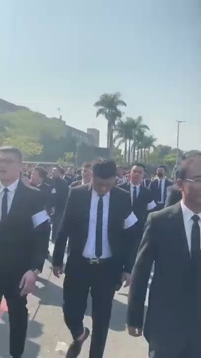 Taiwan) At a gang leader funeral