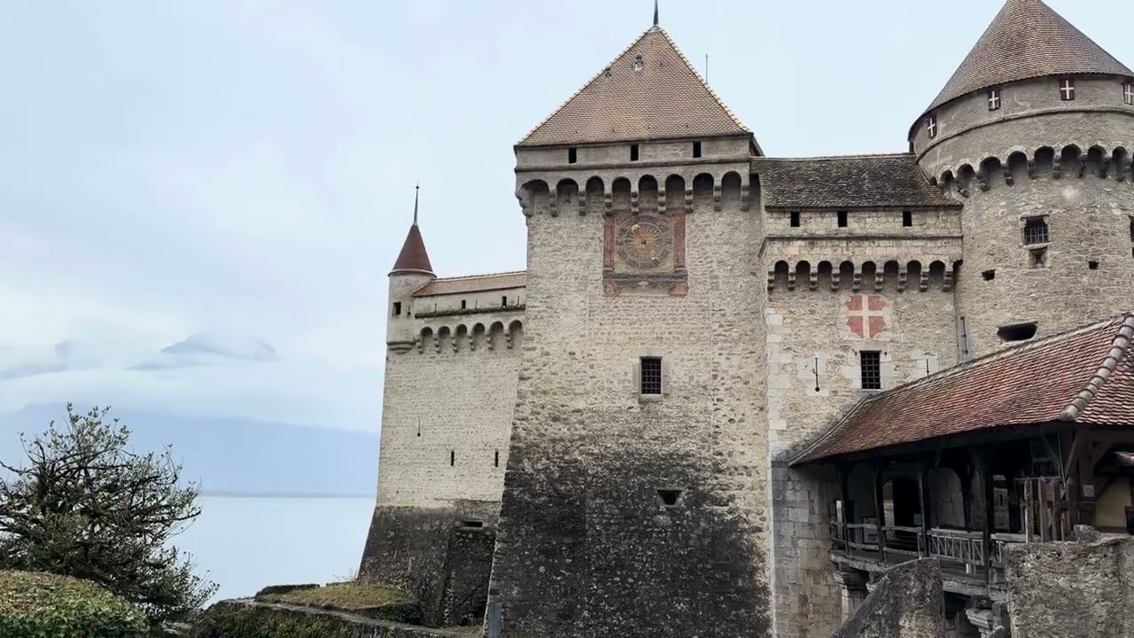Famous Chillon Castle ( Chateau de Chillon ) | Switzerland 