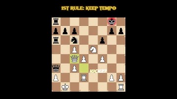 1st Rule: Keep Tempo !♟️☠️