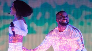 Rihanna Anti Tour Toronto | Drake Performs Work and Pop Style