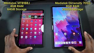 Lenovo Tablet P12 vs Amazon Fire Max 11 Speed Test