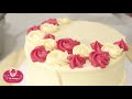 Simple Butter cream floral cake