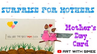 Surprise For Mother’s- Easy Art Ideas - Best Surprise Cards @ARTWITHSIMEE #couple