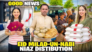 12 Rabi-ul-Awal Food Distribution😇🥰|Hira Ny Good News Suna Di🤩♥️|Achari Halwa Recipe😍|Fatima Faisal 