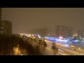 Москва - Вечер - Метель Timelapse 26.01.2017