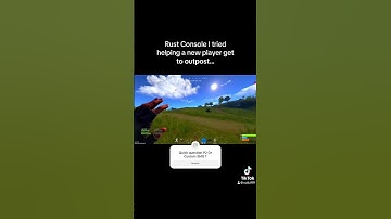 Rust Console I Tried Helping A New Player Get To Outpost #shorts #rust #rustconsole