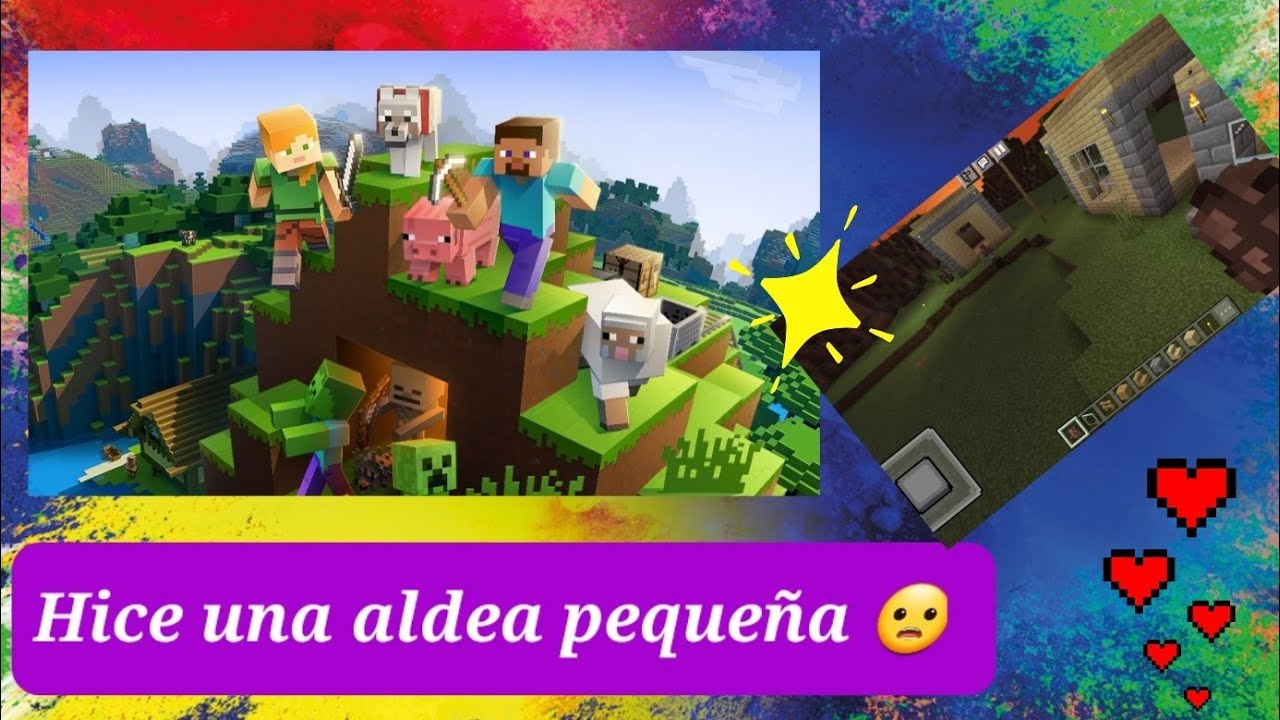 Construi una aldea muy pequeña🤷🏻‍♀️ YouTube