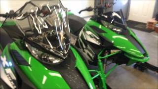 Side by Side Comparison of the Arctic Cat XF800 and F800