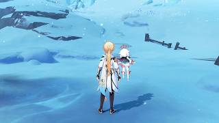Traveller Aether & Paimon go to Snezhnaya - Genshin Impact 7.0