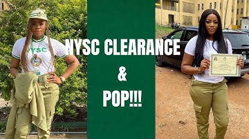 NYSC CLEARANCE AND POP VLOG|| All you need to know for corpers