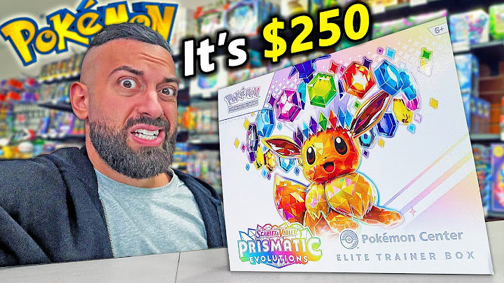 Revealing The Rarest Prismatic Evolutions Elite Box