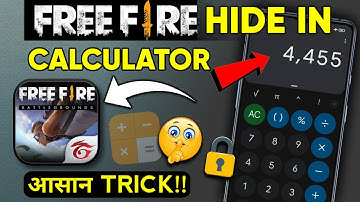Free Fire ko Calculator Mein Kaise Chhupaye | Free fire hide kaise karen | Best Calculator Hide app