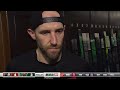 Alex Goligoski talks after tough loss to Flyers.