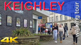 4k walk on a sunny but cold winter's day in Keighley