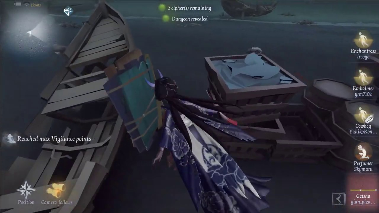 Geisha ( Porcelain Doll - COA 3 skin ) gameplay | Identity V