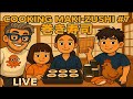Making Te-Maki-zushi! 巻き寿司！GBM Fam Live #7
