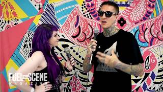 interview with chris motionless of motionless in white at vans warped tour 2018