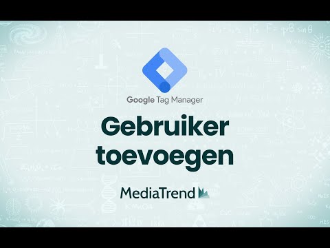 Tag Manager - Account toevoegen