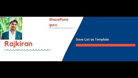 Save List as Template