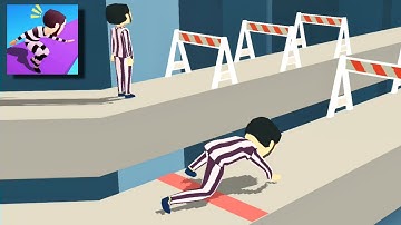 Jail Break Race : All Levels Gameplay ios-android (Levels 1-4)