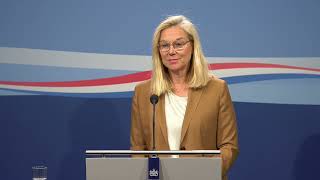 Integrale persconferentie van vicepremier Kaag over de ministerraad van 29 april 2022