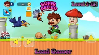 Super Bro Go Adventure Run Game | Level 1-15 | #gaming #games #leadgamer #gameplay screenshot 5