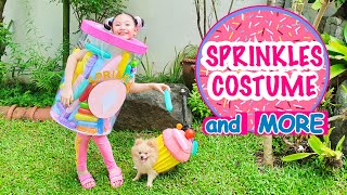DIY Halloween Sprinkles Costume and Decoration for kid !!!