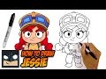 How to Draw Brawl Stars | Jessie