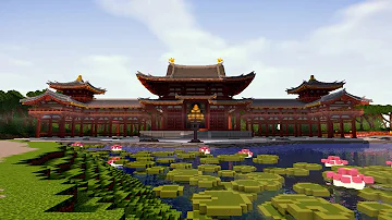 マイクラカッコいいお寺