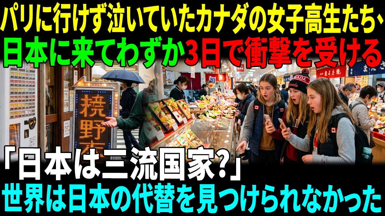 【海外の反応】日本修学旅行から帰国した英国エリート学生たちが涙の告白「なぜ日本はここまで進んでいるのか」BBC報道で英国中が騒然｜AI物語